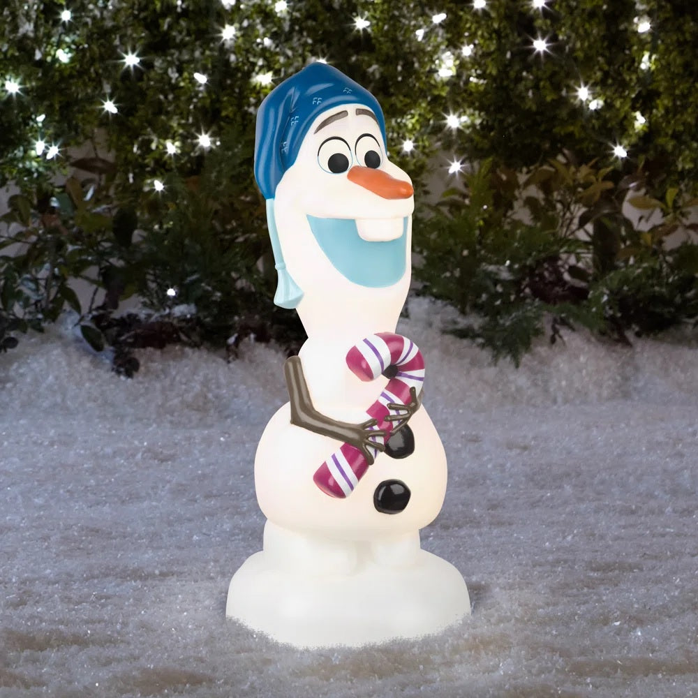24" Light Up Disney® Olaf Blow Mold Decoration