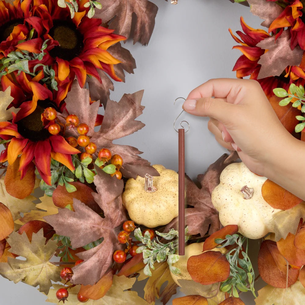 Fragrance-Infused Paper Sticks. Set of 6 scented ornaments that smell like Pumpkin and Cider.