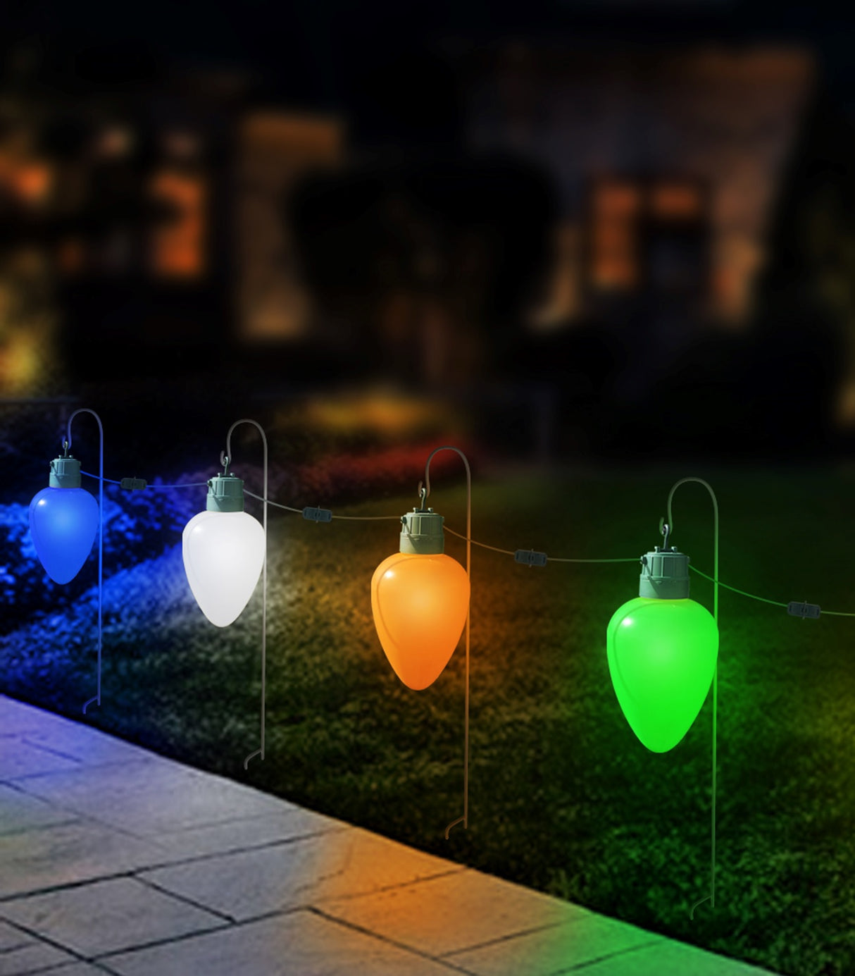 Jumbo LED light bulbs.