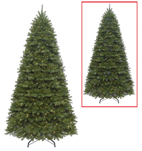 10 foot artificial tree with galaxy LED lights that have 10 functions.