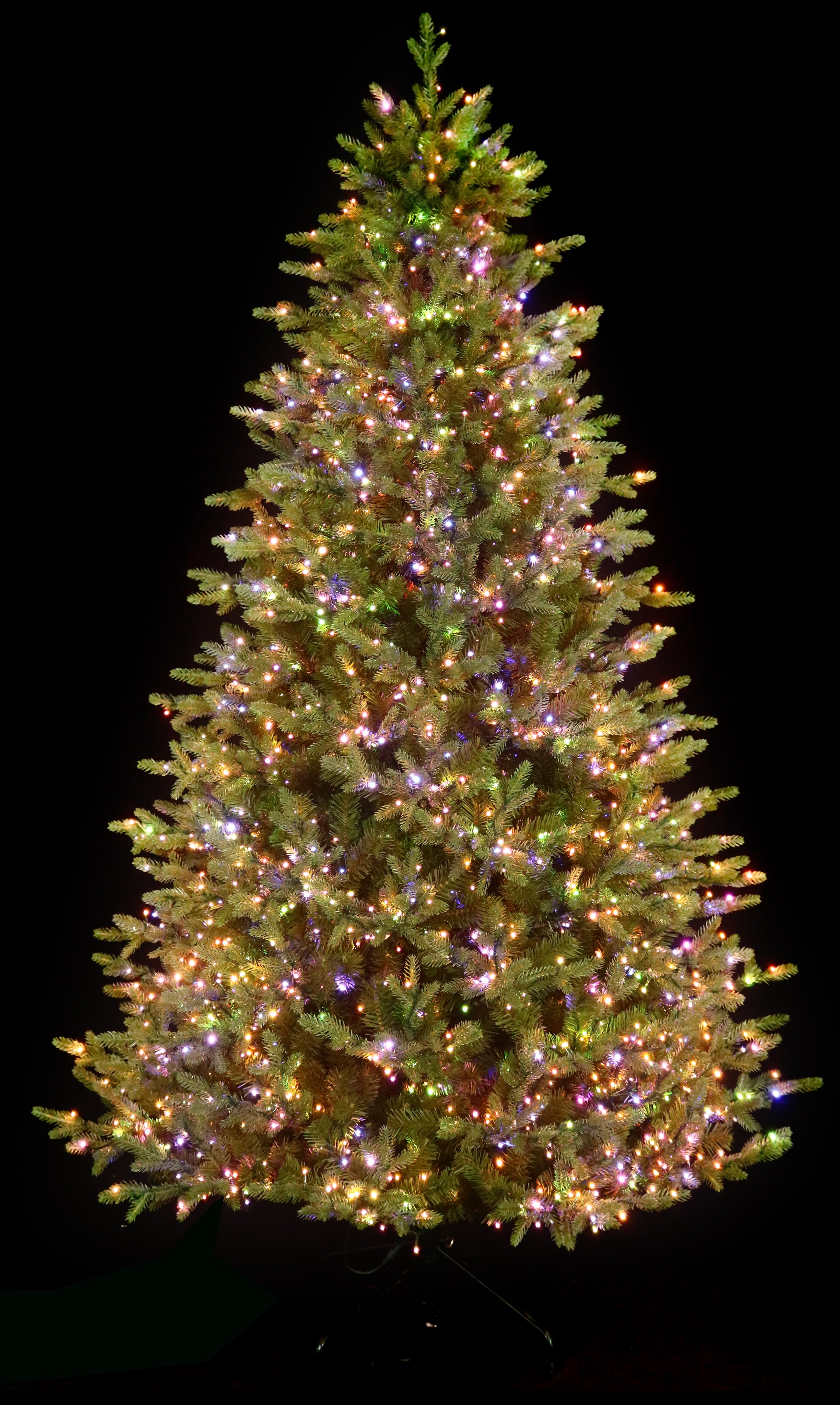 Rocky Mountain Fir Pre-Lit LED Artificial Christmas Tree
