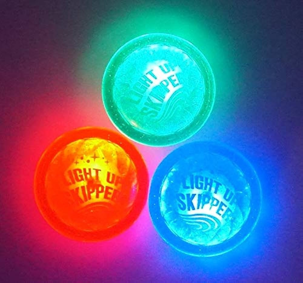 Splash Fun Light Up Water Skipper Disc Toy | Pool Toys | Beach