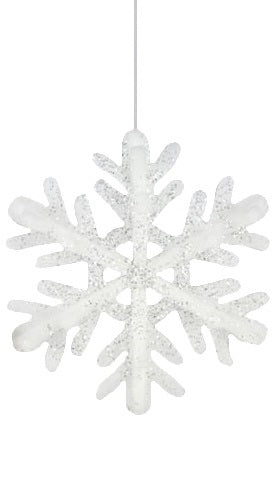 This image shows the second of the snowflake ornament options.