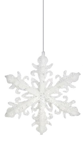 This image shows the third of the snowflake ornament options.