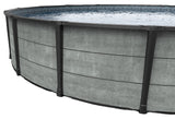 Carvin® Silver Series Newtown 54" Round Resin Above Ground Swimming Pool