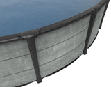 Carvin® Silver Series Newtown 54" Round Resin Above Ground Swimming Pool
