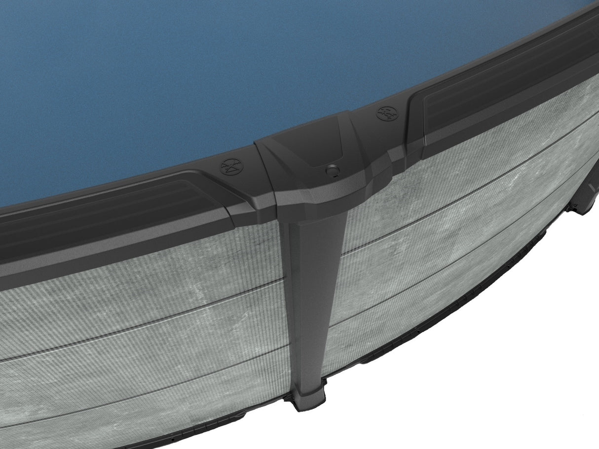 Carvin® Silver Series Newtown 54" Round Resin Above Ground Swimming Pool