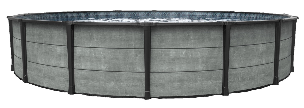 Carvin® Silver Series Newtown 54" Round Resin Above Ground Swimming Pool