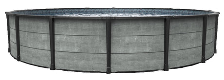 Carvin® Silver Series Newtown 54" Round Resin Above Ground Swimming Pool
