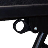 This is an up close view at the lever you can use to adjust your chair.