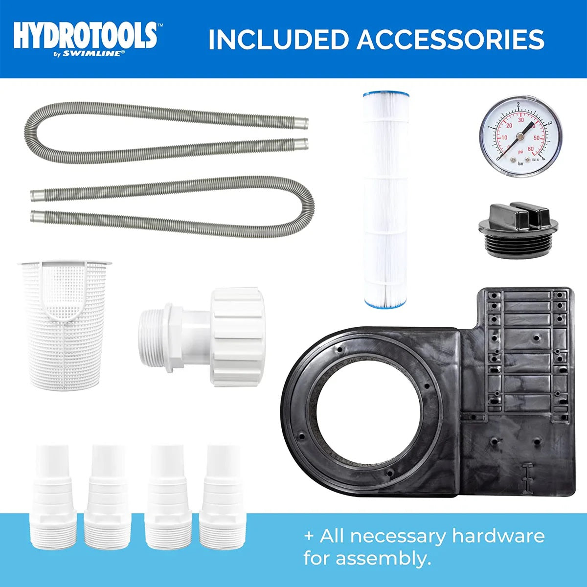 SURE-FLO 100 SQ FT Cartridge Filter System with 1.2 THP Pump