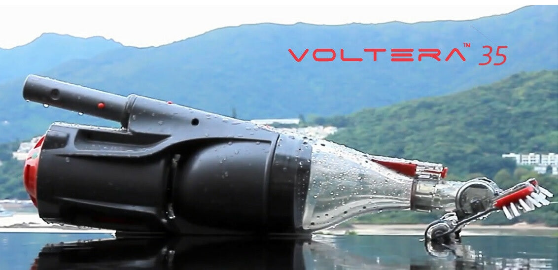 GRAVITY Pool Model 35” THRUSTER SYSTEM 3 VOLTERA 35 Rechargeable Pool Vacuum | Easy Pool Cleaning