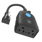 2-Outlet Outdoor WiFi Smart Plug Socket