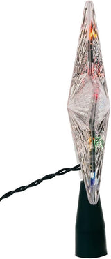 Multi-Colored Crystal Christmas Star Tree Topper