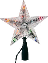 Multi-Colored Crystal Christmas Star Tree Topper