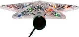 Multi-Colored Crystal Christmas Star Tree Topper