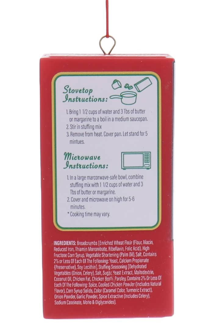 4" Food Box Ornament