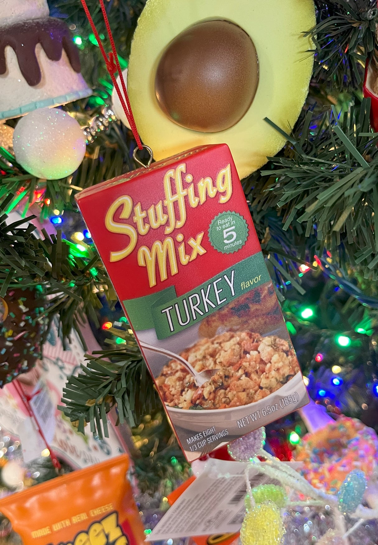4" Food Box Ornament