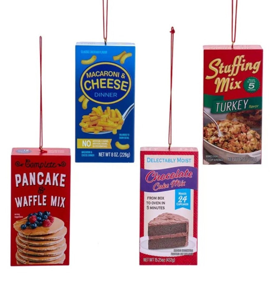 4" Food Box Ornament