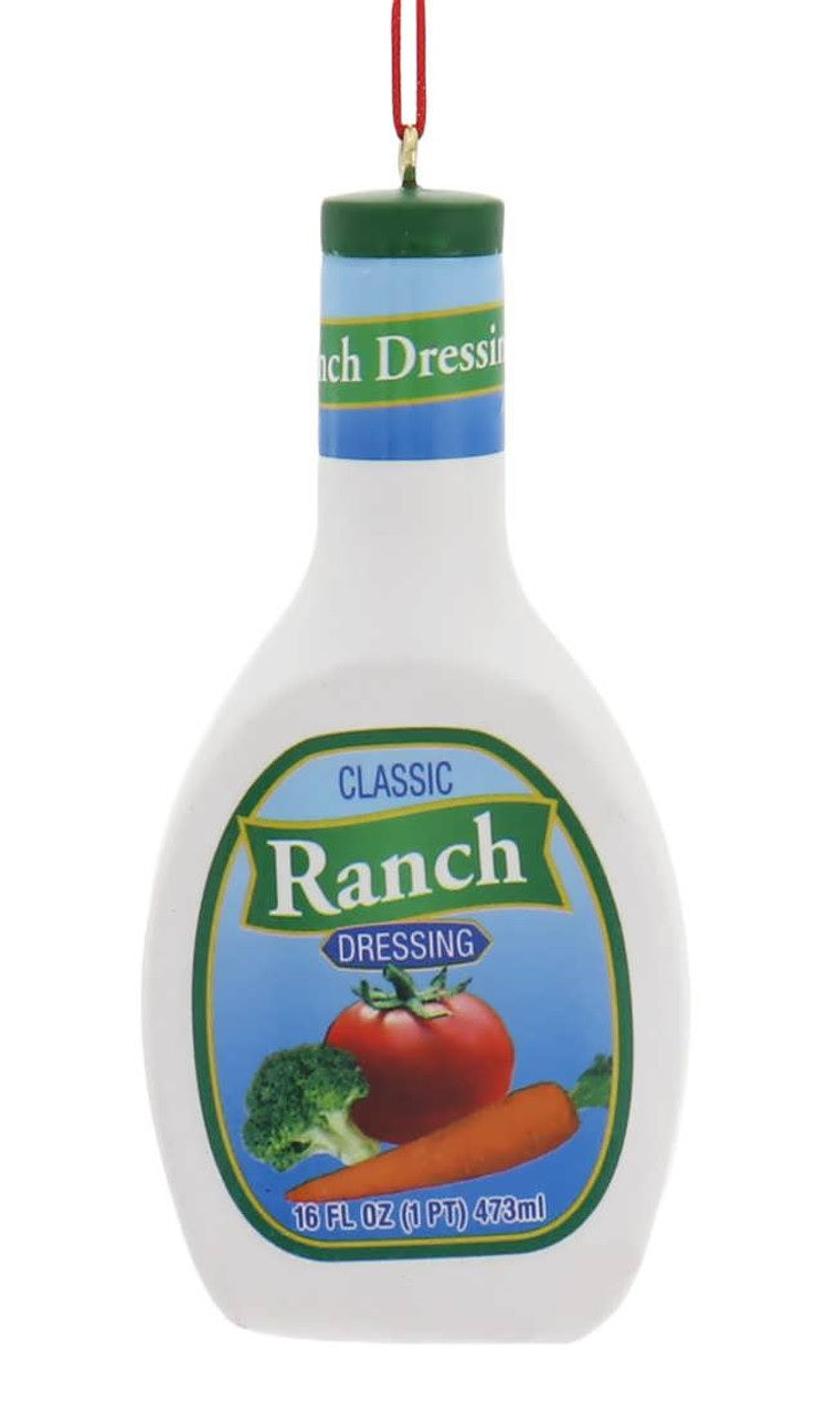 3.75" Salad Dressing Condiment Bottle Ornament