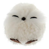 3.15" Fluffy White Owl Ornament