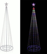 8.83' Tower Christmas Tree with Multi-Functional LED Lights