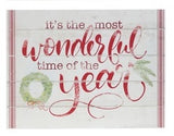 15.5" Christmas Wish Wall Art