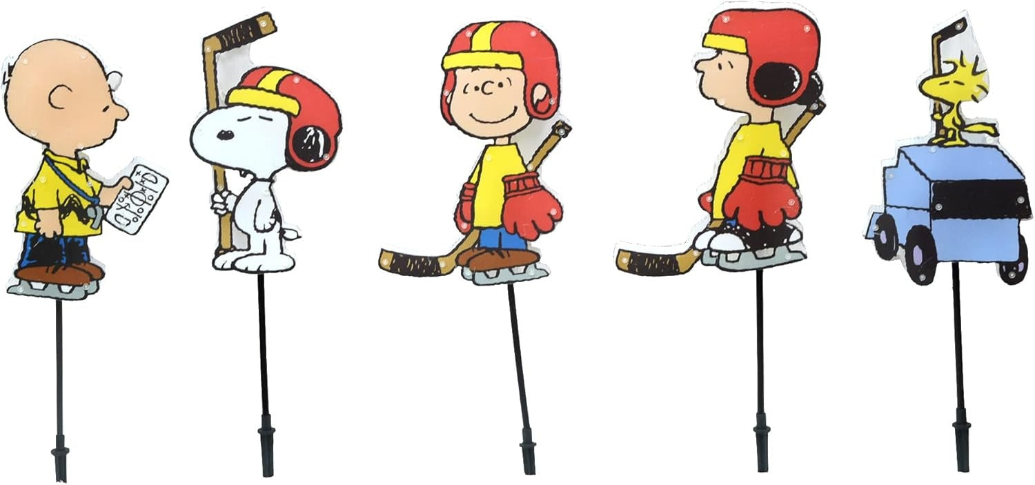 Peanuts Pathway Markers | Charlie Brown Christmas Decorations