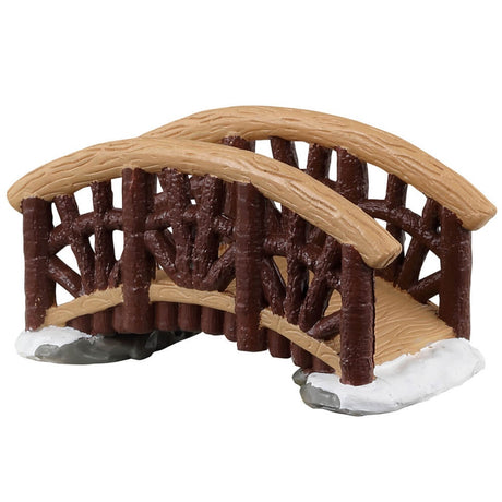 Resin village accent for a Lemax display. Designed to look like a wooden bridge in snow.