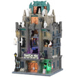 Resin lighted building for a Lemax display. Designed to look like a tall stone apartment building. There are ghosts everywhere and skulls. Parts of the building are missing so you can see ghosts inside their homes.