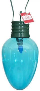 Blue jumbo LED light bulb.