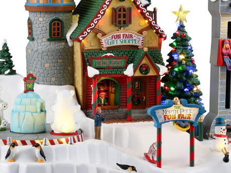 Lemax Santa's Wonderland Sights & Sounds: North Pole Fun Fair #35019