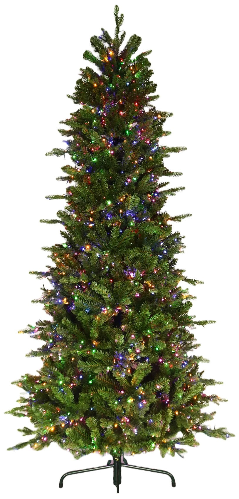 Artificial tree pre-lit with Starry lights.