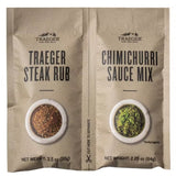 Traeger Steak Blend Pellets with Rub & Sauce Kit