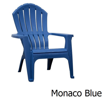 Monaco Blue colored Adirondack chair.
