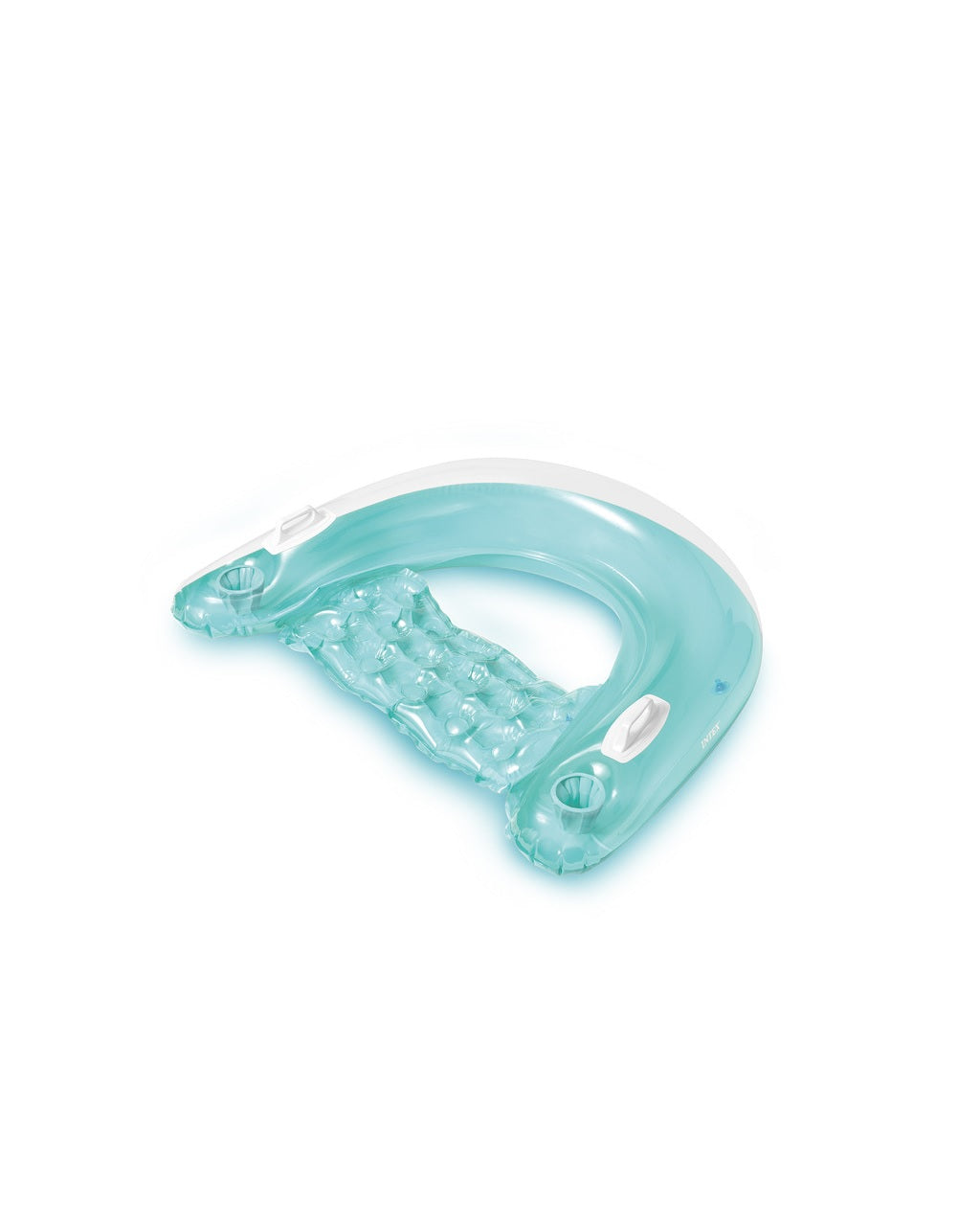 This image shows the blue pool lounge chair on a white background.