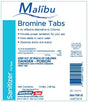 This image shows the box that these bromine tabs come in. It reads "Sanitizer for Pools. An effective alternative to chlorine. Provides proper sanitation for your spa. More stable in warm water. Dissolves slowly and evenly."
