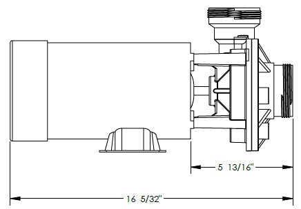 Hi-Flo II Side Discharge Above Ground Pool Pumps