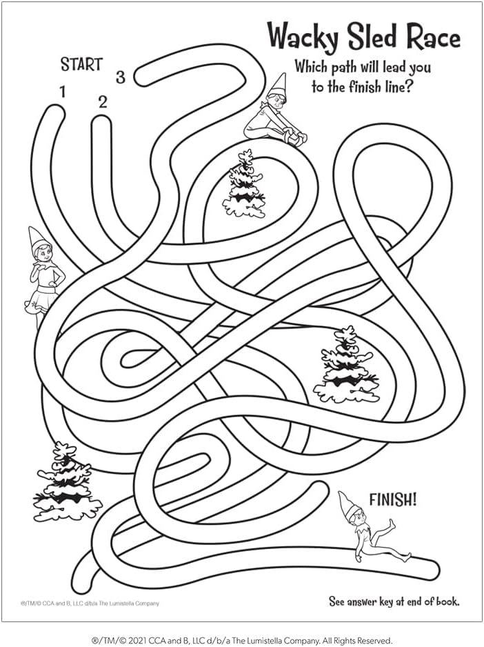 The Elf on the Shelf® Santa's North Pole Friends Activity Book