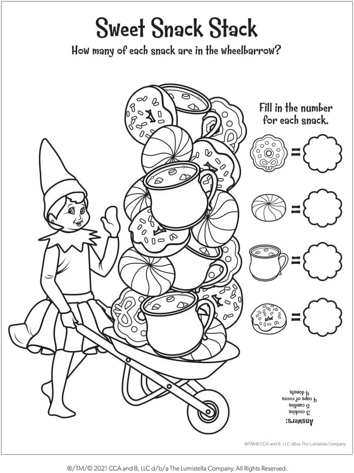 The Elf on the Shelf® Santa's North Pole Friends Activity Book