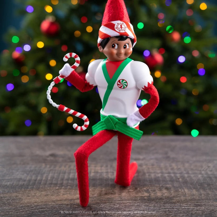 Claus Couture Collection® Karate Kicks Elf on the Shelf Set