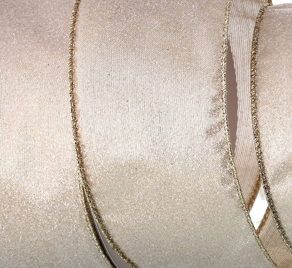 10 Yards of Sugar Glitter Metallic Satin Ribbon