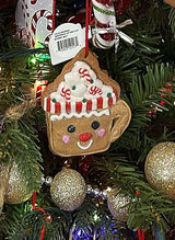 4" Cocoa Cup Cookie Ornament
