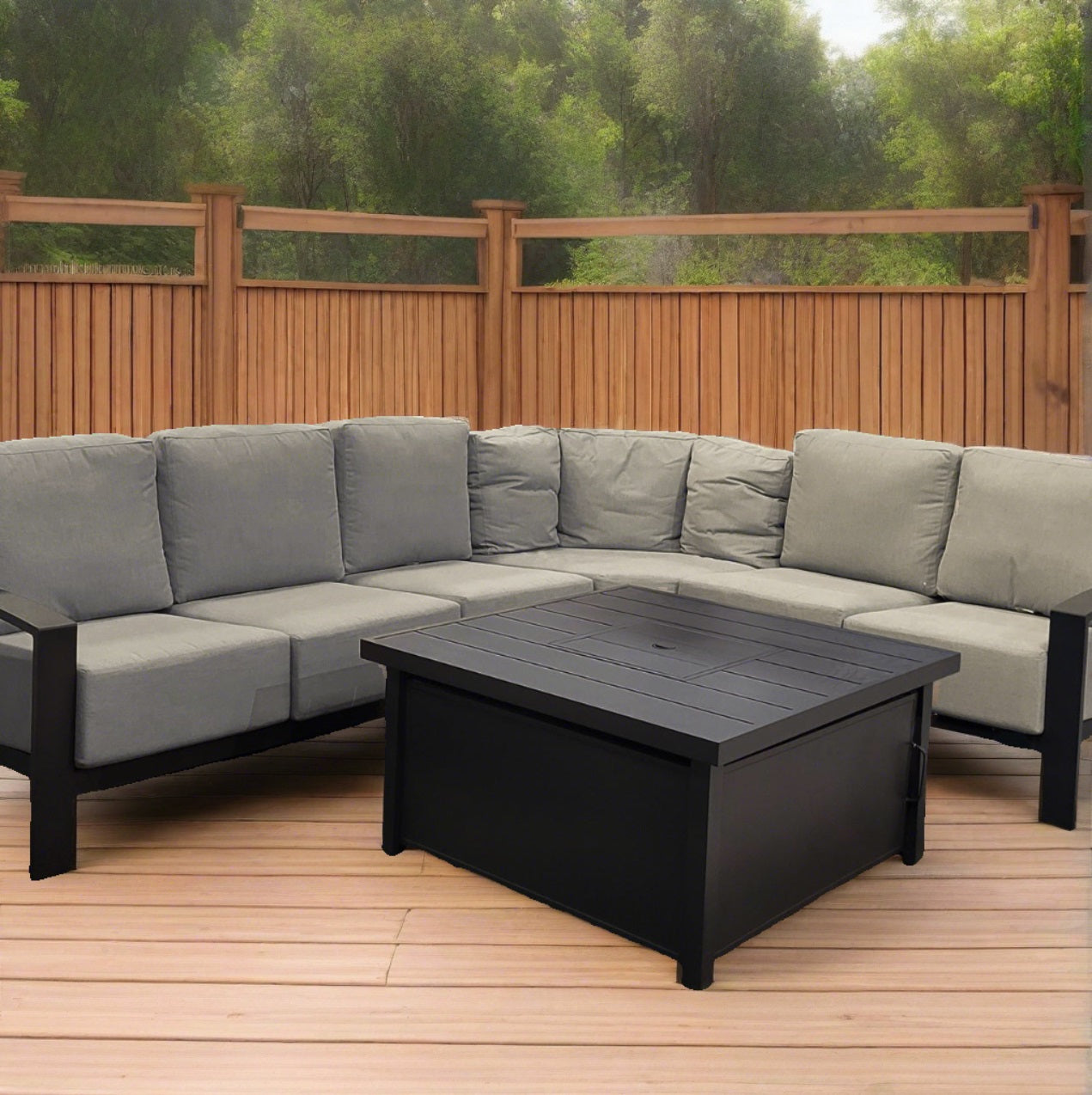 Cushioned Sectional Sets Patio Couches Patio Furniture