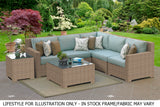 Memphis Wicker Sectional Sets