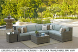 Memphis Wicker Sectional Sets