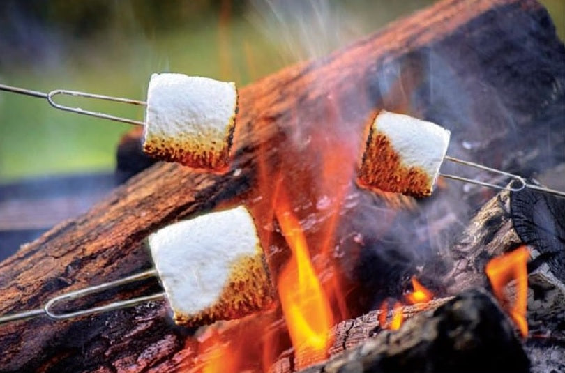 Open Flame Roasting Extendable Marshmallow Forks - 3 Pack