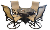 Bel Air Sling Cast Aluminum Fire & Chat Sets