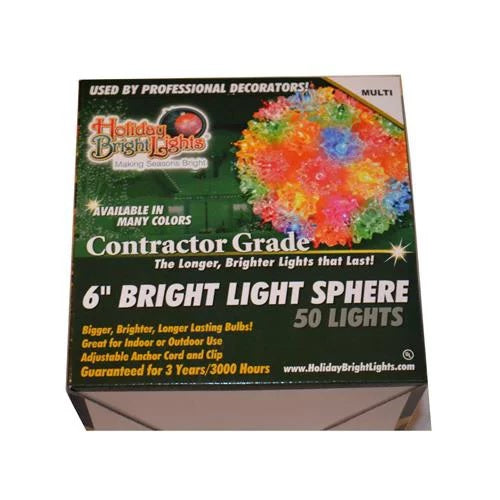 6" Bright Light Starlight Spheres