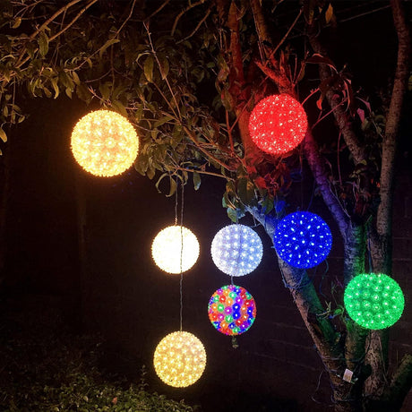 6" Bright Light Starlight Spheres